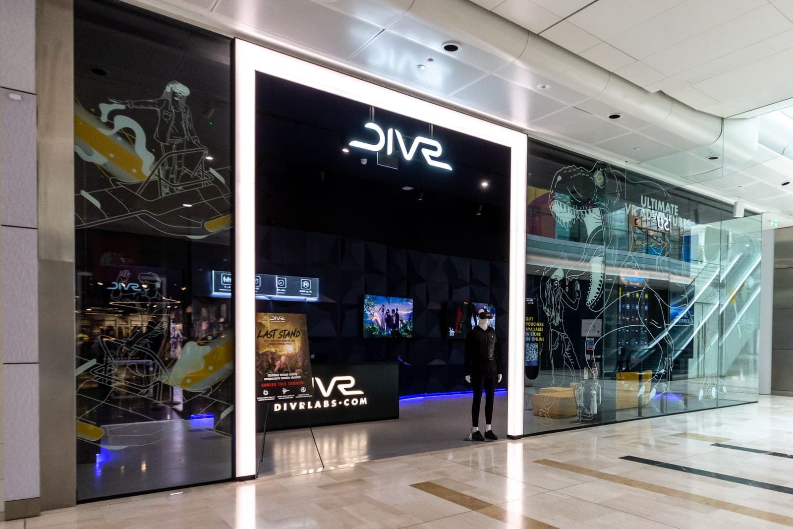 DIVR Labs VR arena in Westfield London